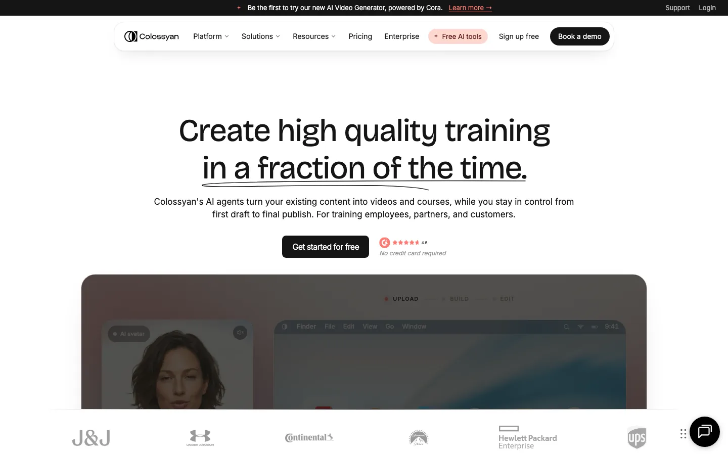 Colossyan — product interface