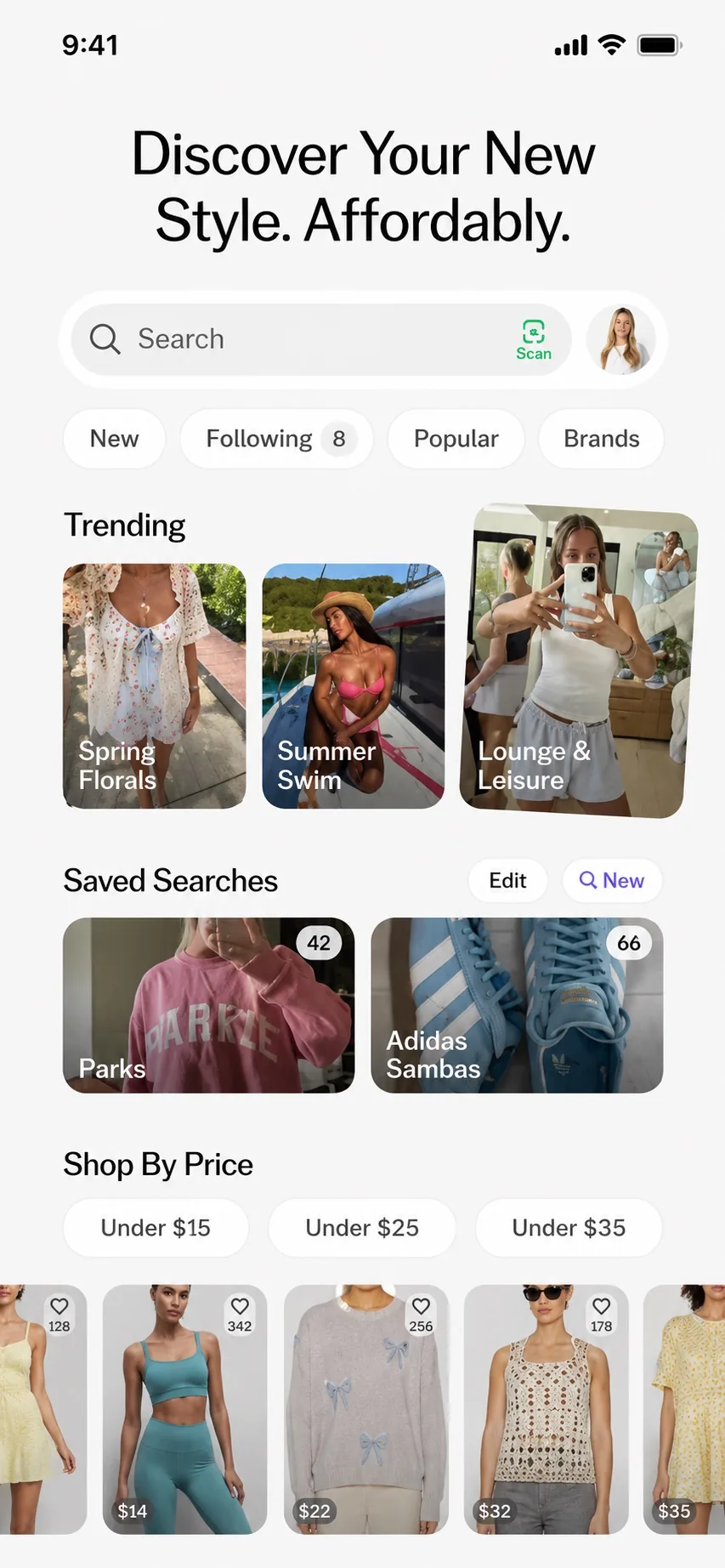 Curtsy — product interface