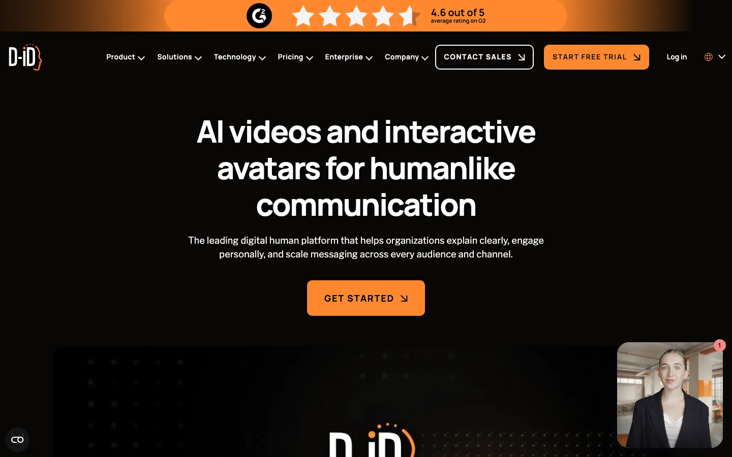 D-ID — product interface
