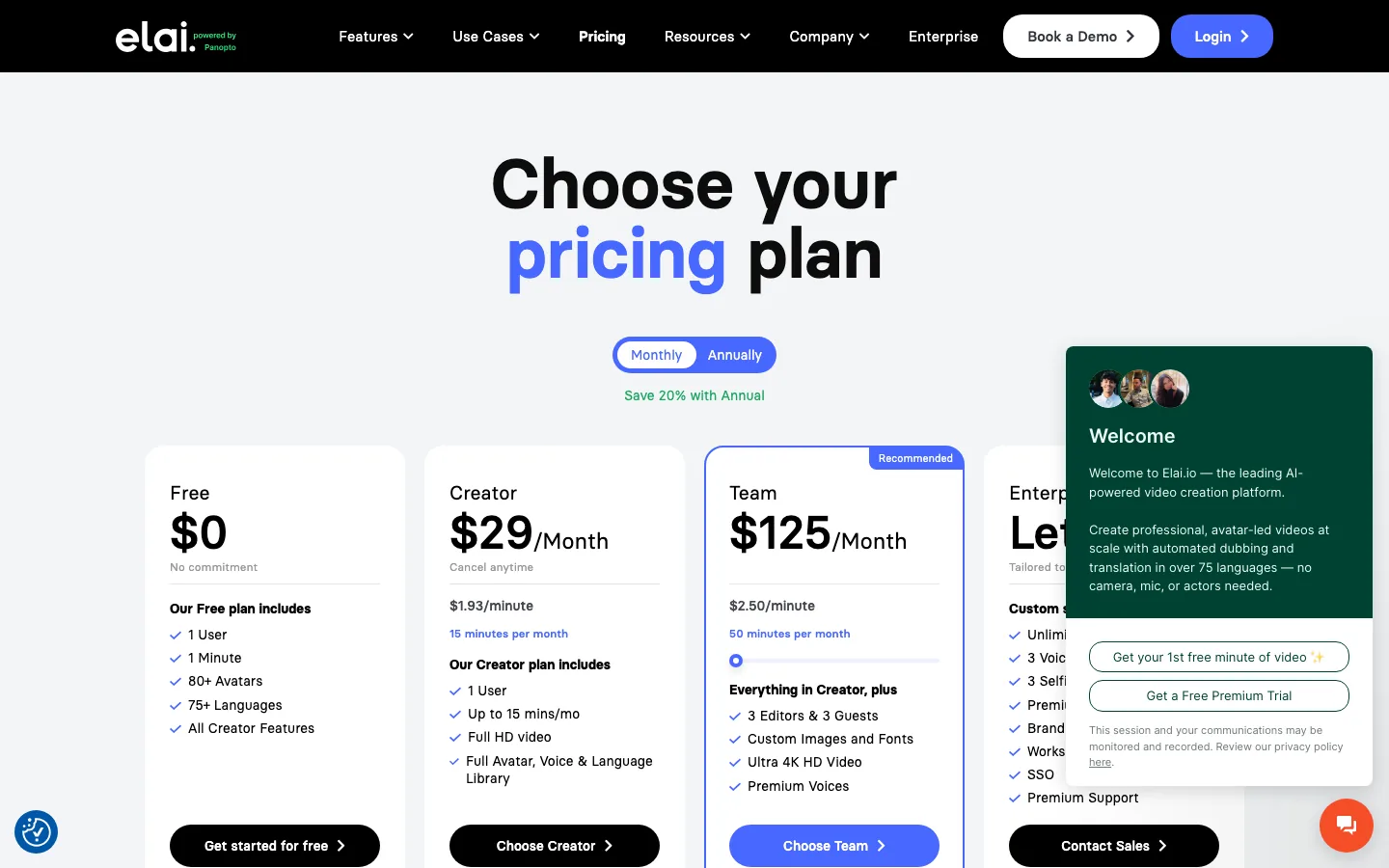 Elai.io — product screenshot