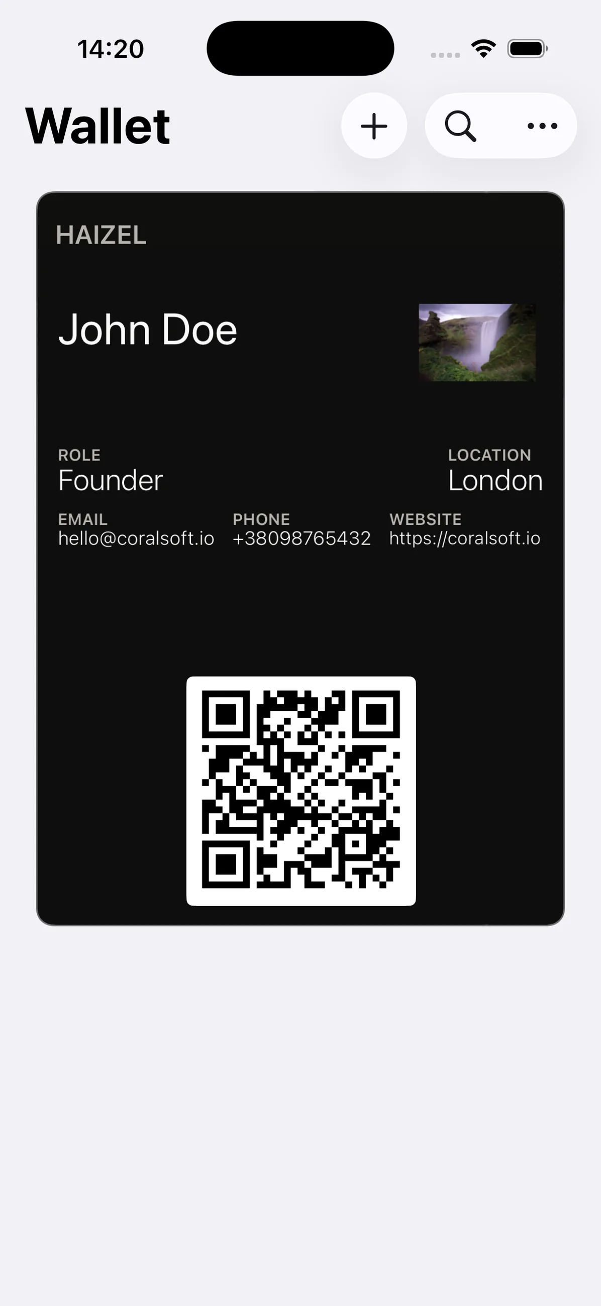 HAIZEL — product screenshot