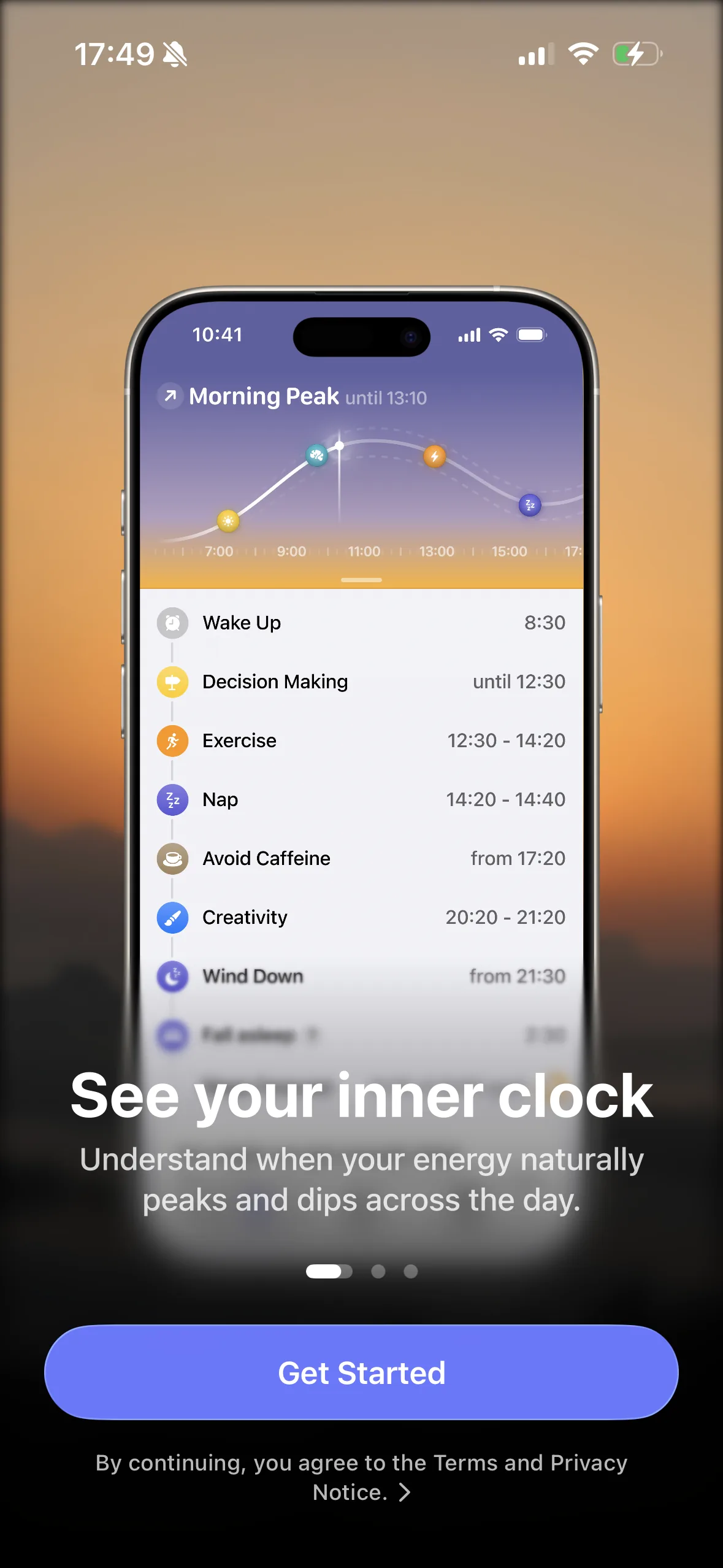 Peaks — product screenshot