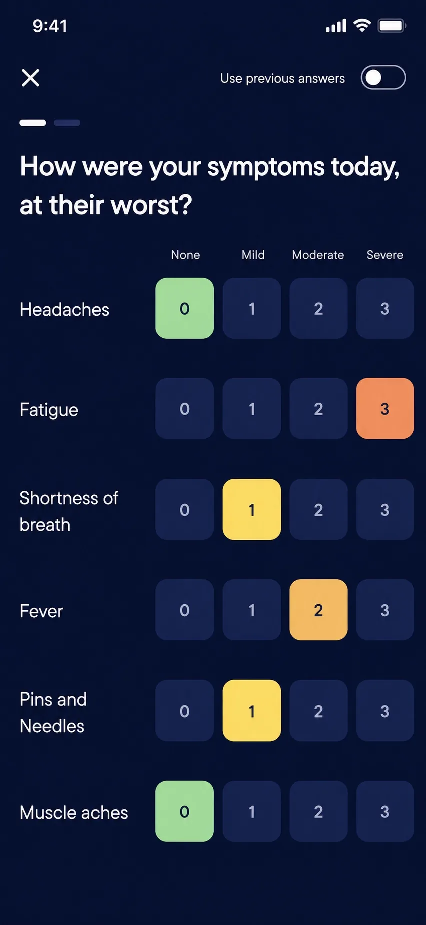 Visible — product interface